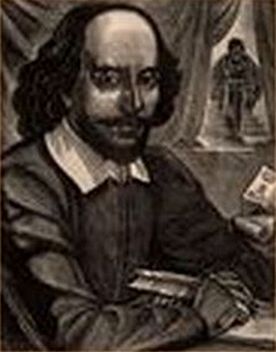 Великий английский драматург Вильям Шекспир. Great English playwrigh William Shakespeare (23 апреля 1564-23 апреля 1616).
